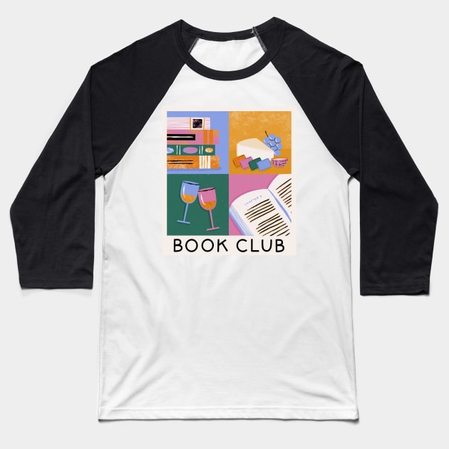 Book Club Baseball T-Shirt by Megan Roy